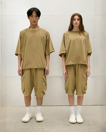 3/4 SLEEVE DART TEE